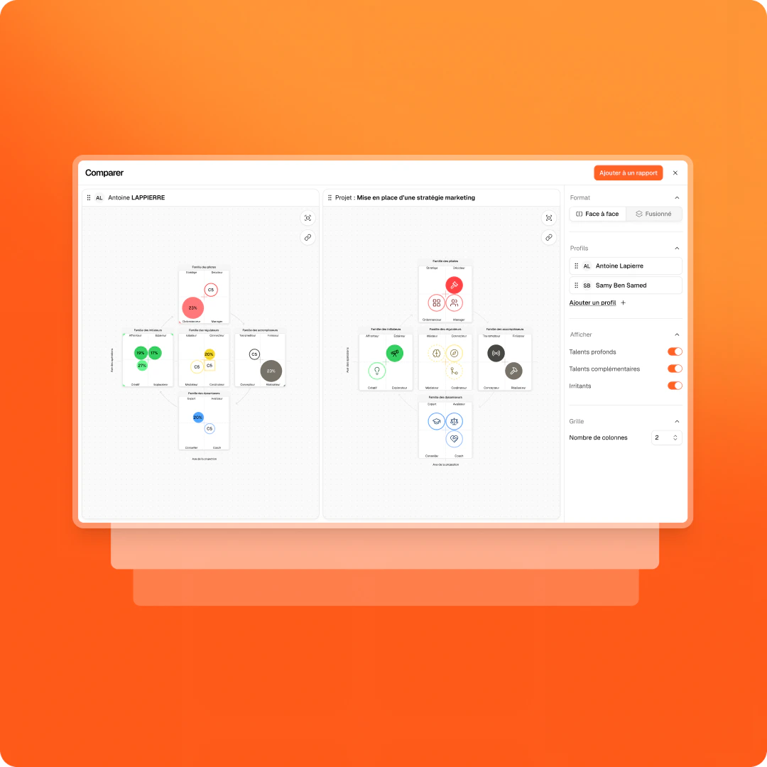 La comparaison de deux cartographies dans la plateforme Map & Match