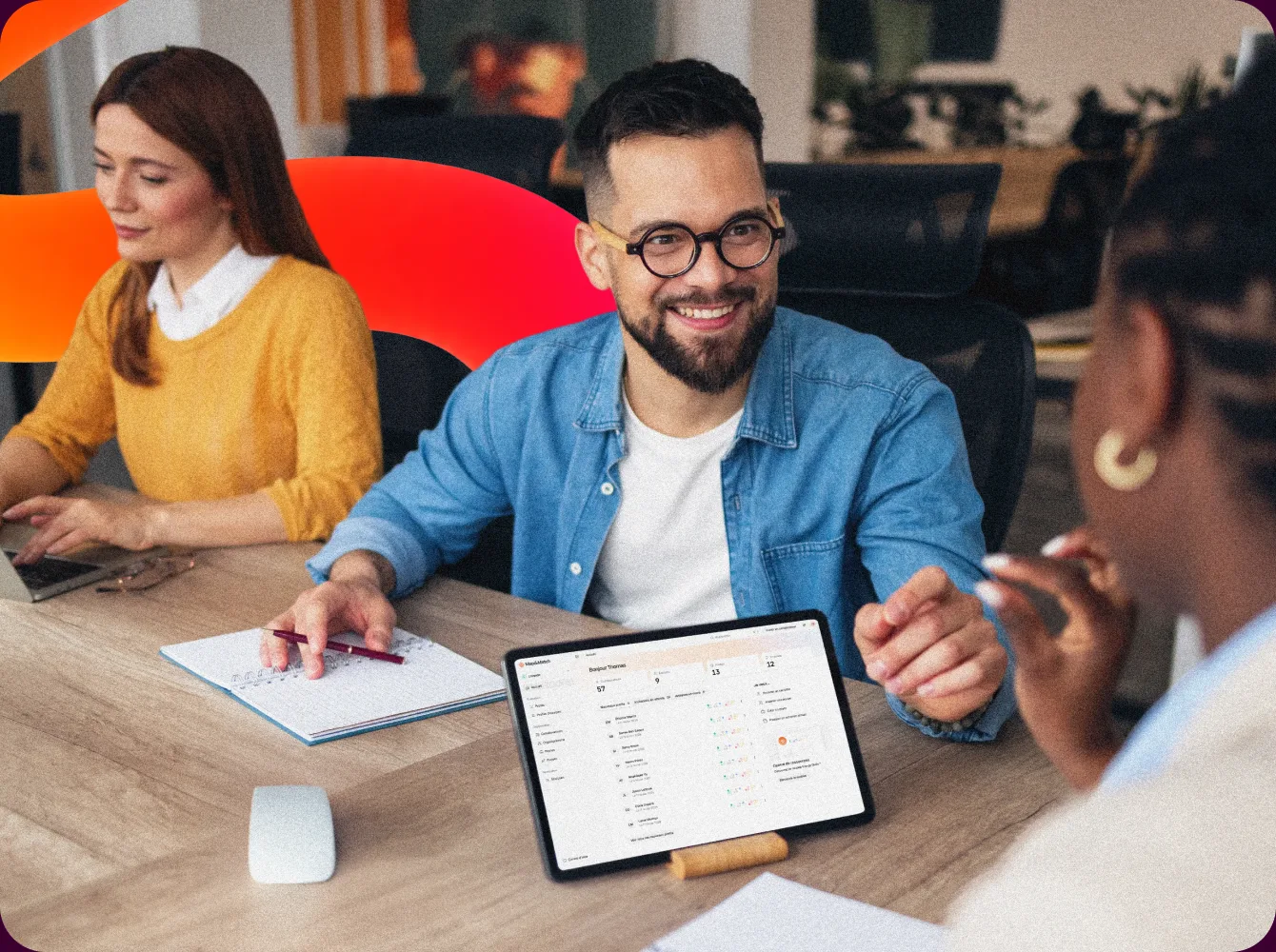Une équipe en atelier autour de la plateforme Map & Match