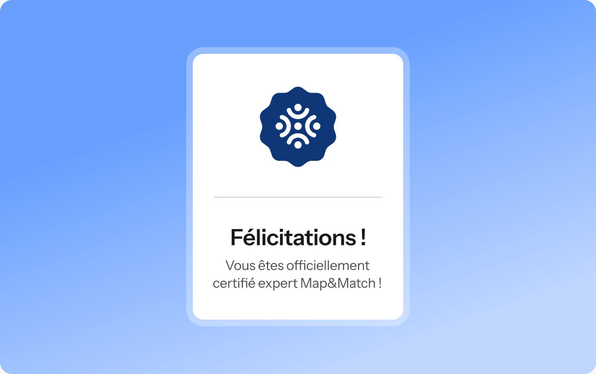 Certificat « Félicitations » de niveau 2