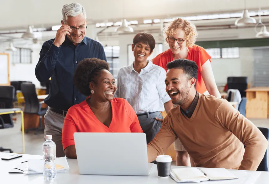 Manager et son équipe inclusive